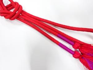 未使用品　正絹　手組帯締め